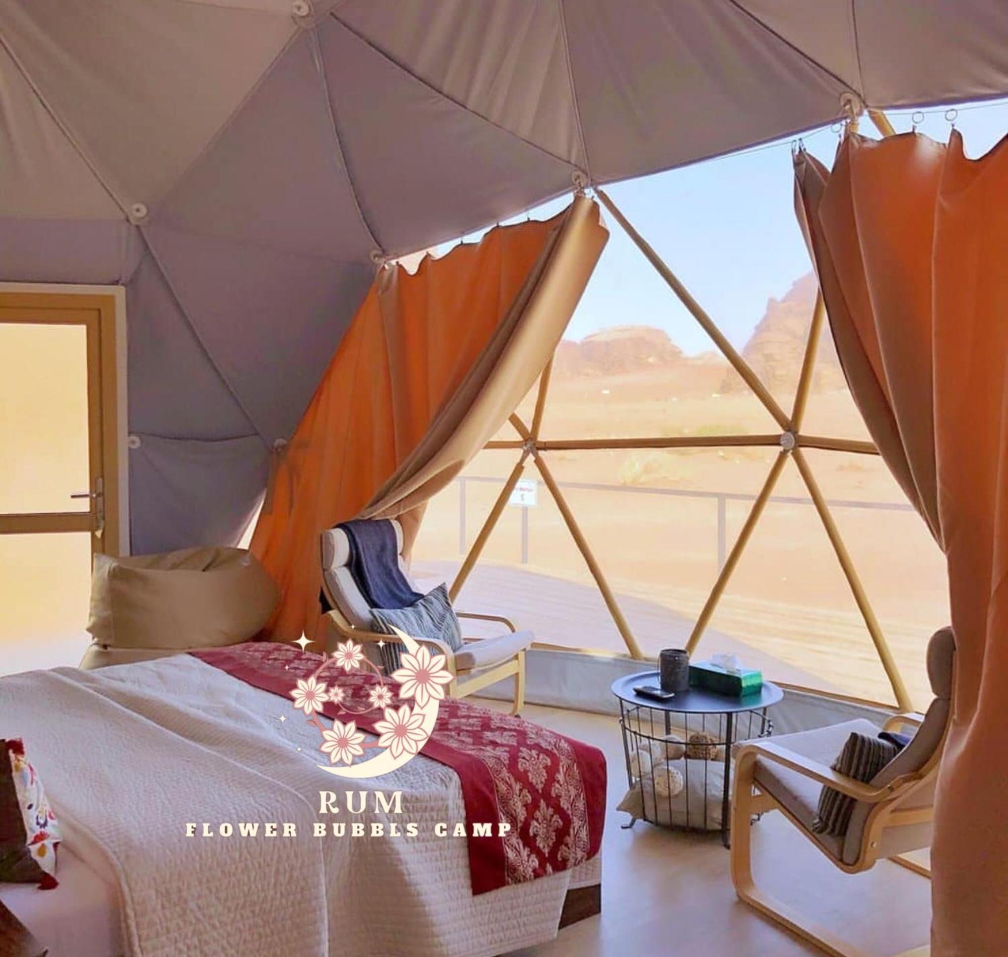 Rum Flower Bubbles Luxury Camp ワディ ・ラム エクステリア 写真