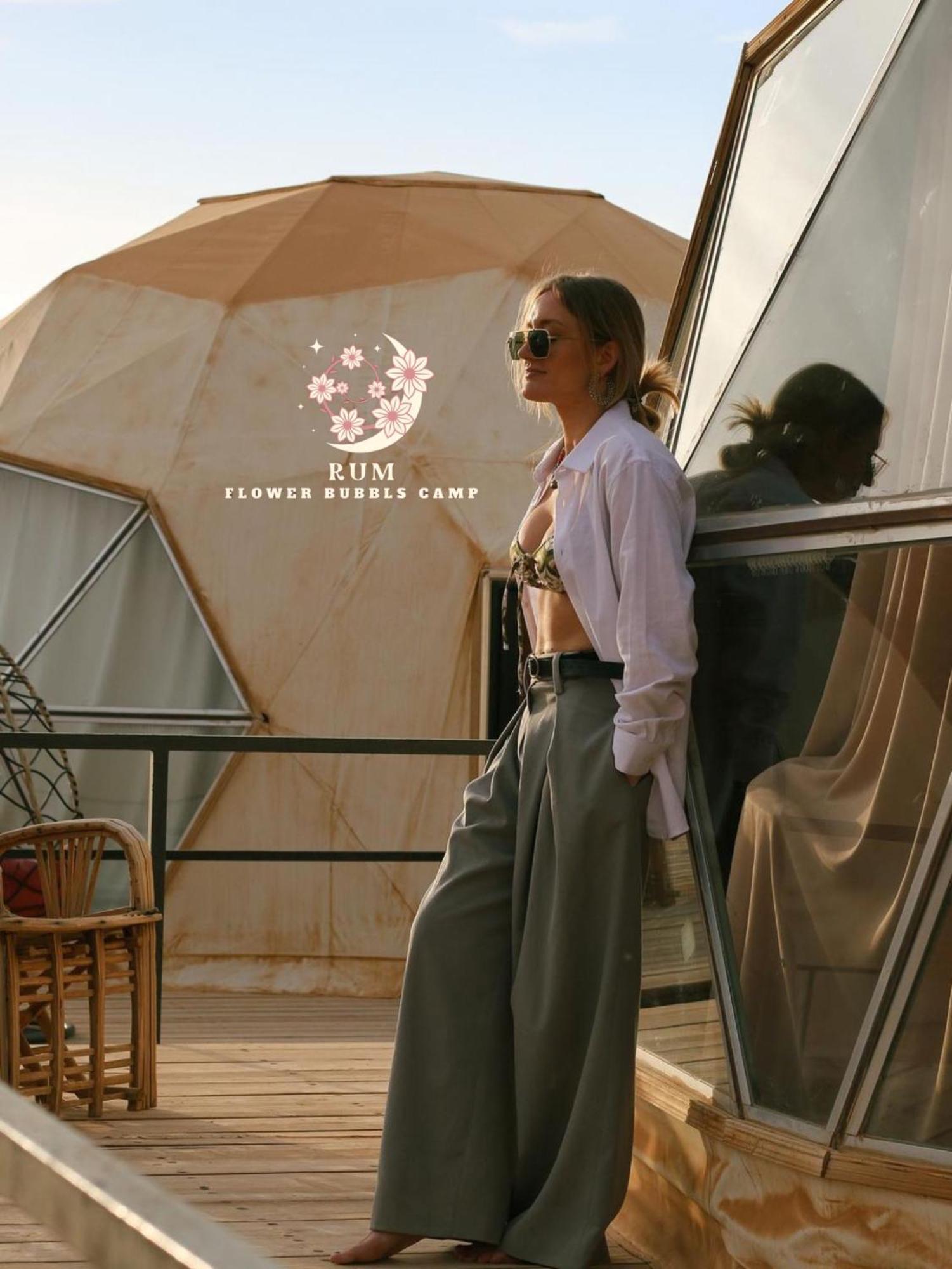 Rum Flower Bubbles Luxury Camp ワディ ・ラム エクステリア 写真