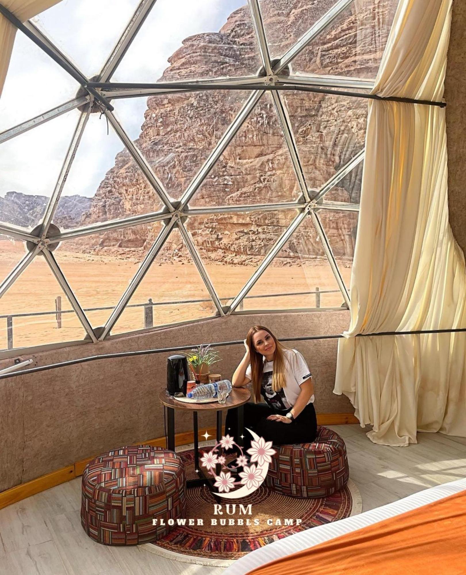 Rum Flower Bubbles Luxury Camp ワディ ・ラム エクステリア 写真