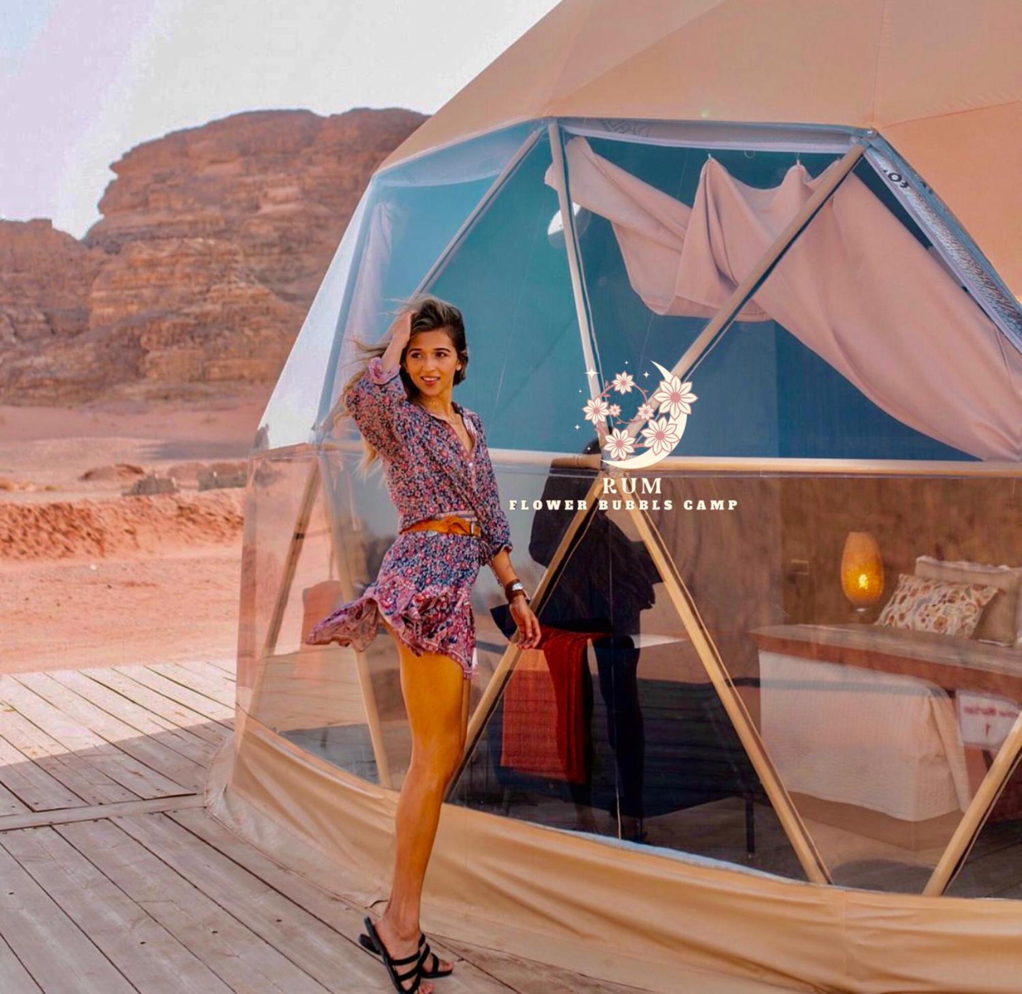 Rum Flower Bubbles Luxury Camp ワディ ・ラム エクステリア 写真