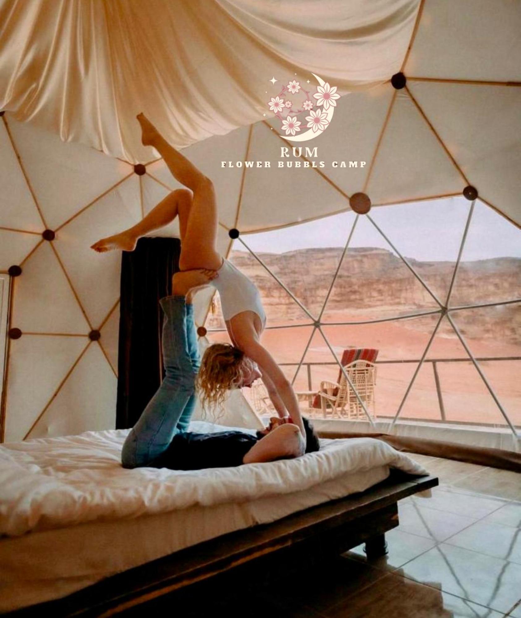Rum Flower Bubbles Luxury Camp ワディ ・ラム エクステリア 写真