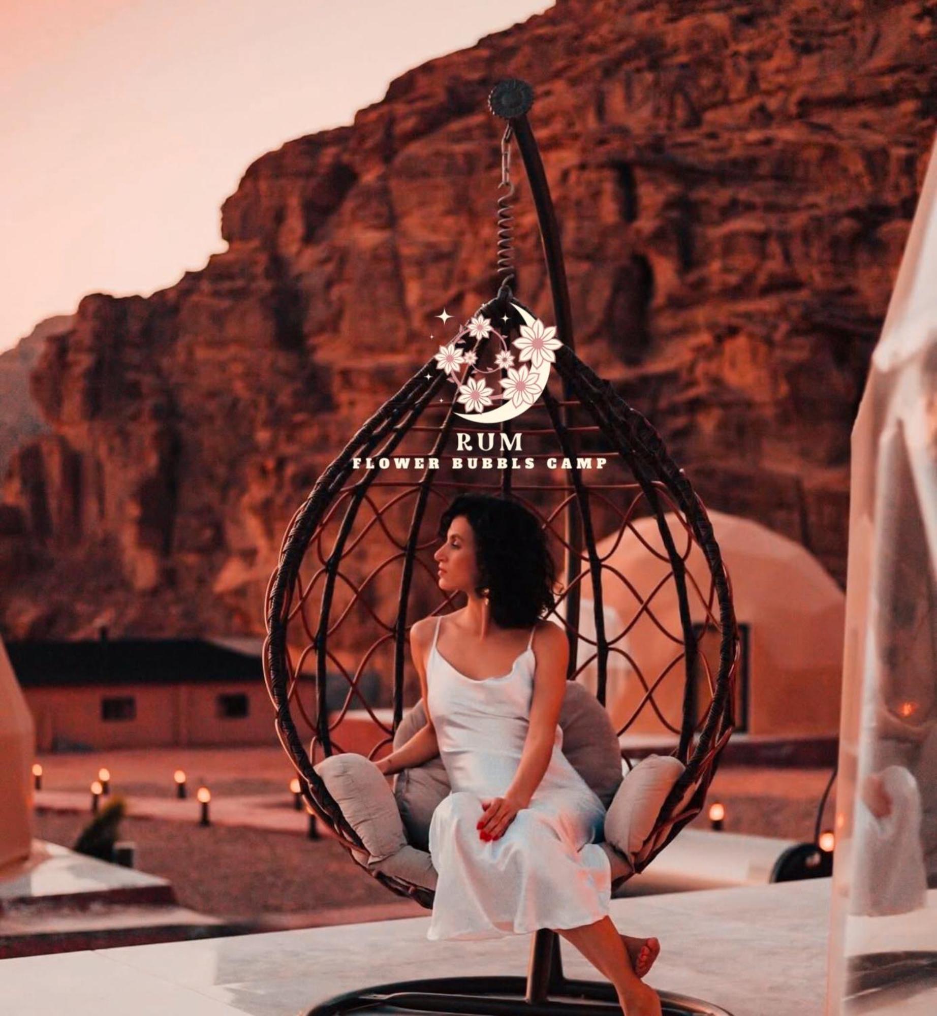 Rum Flower Bubbles Luxury Camp ワディ ・ラム エクステリア 写真